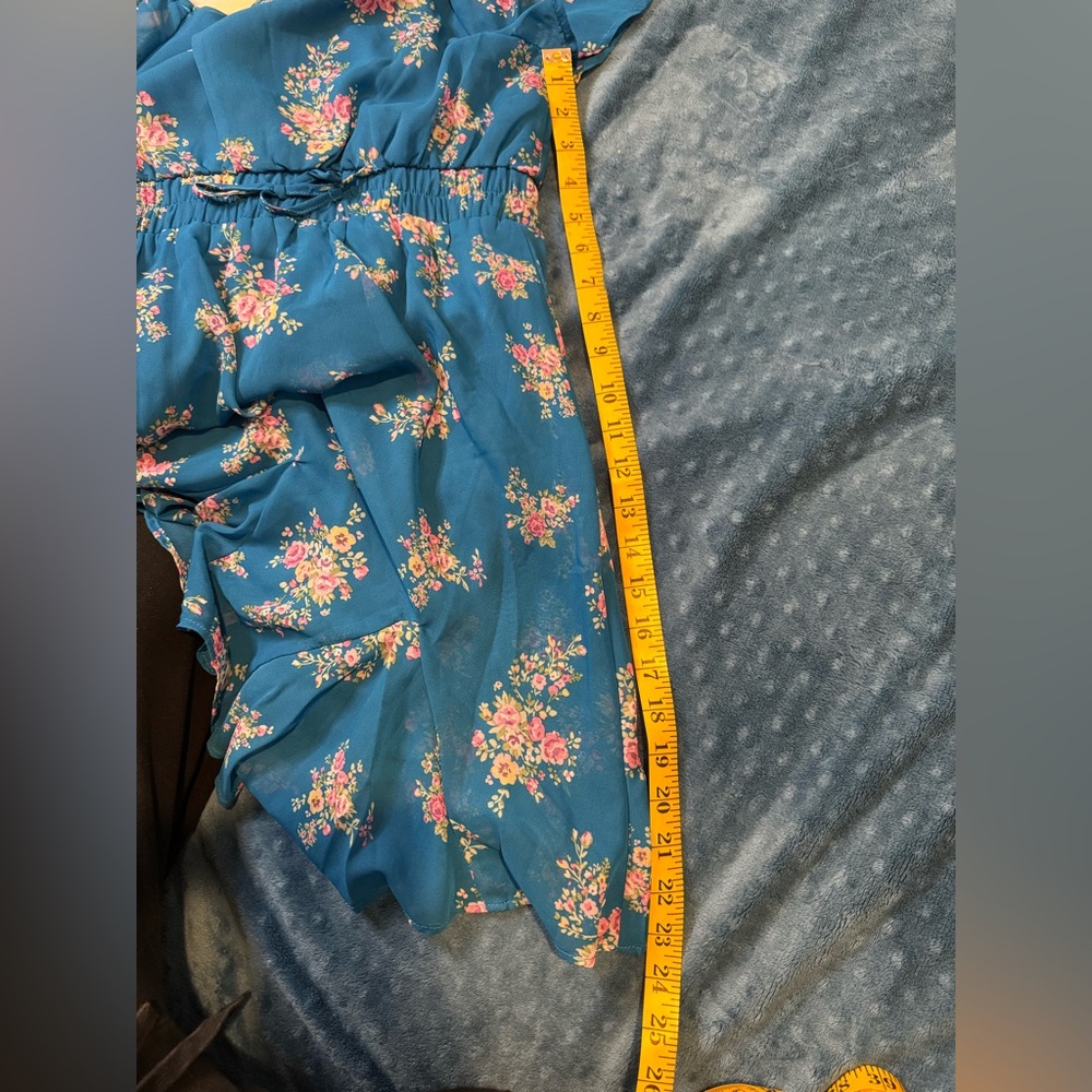 Trixxi Blue Floral Girl’s Dress - Picture 7 of 7